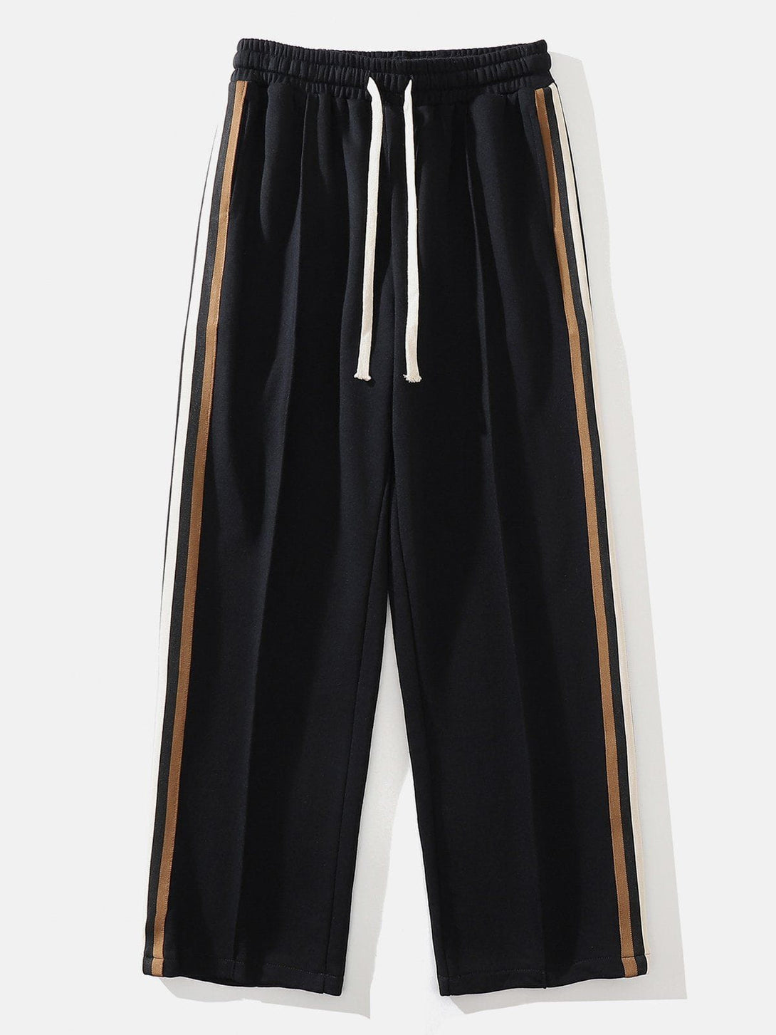 Helmiss - Vintage Side Stripe Loose Sweatpants- Streetwear Fashion - helmiss.com