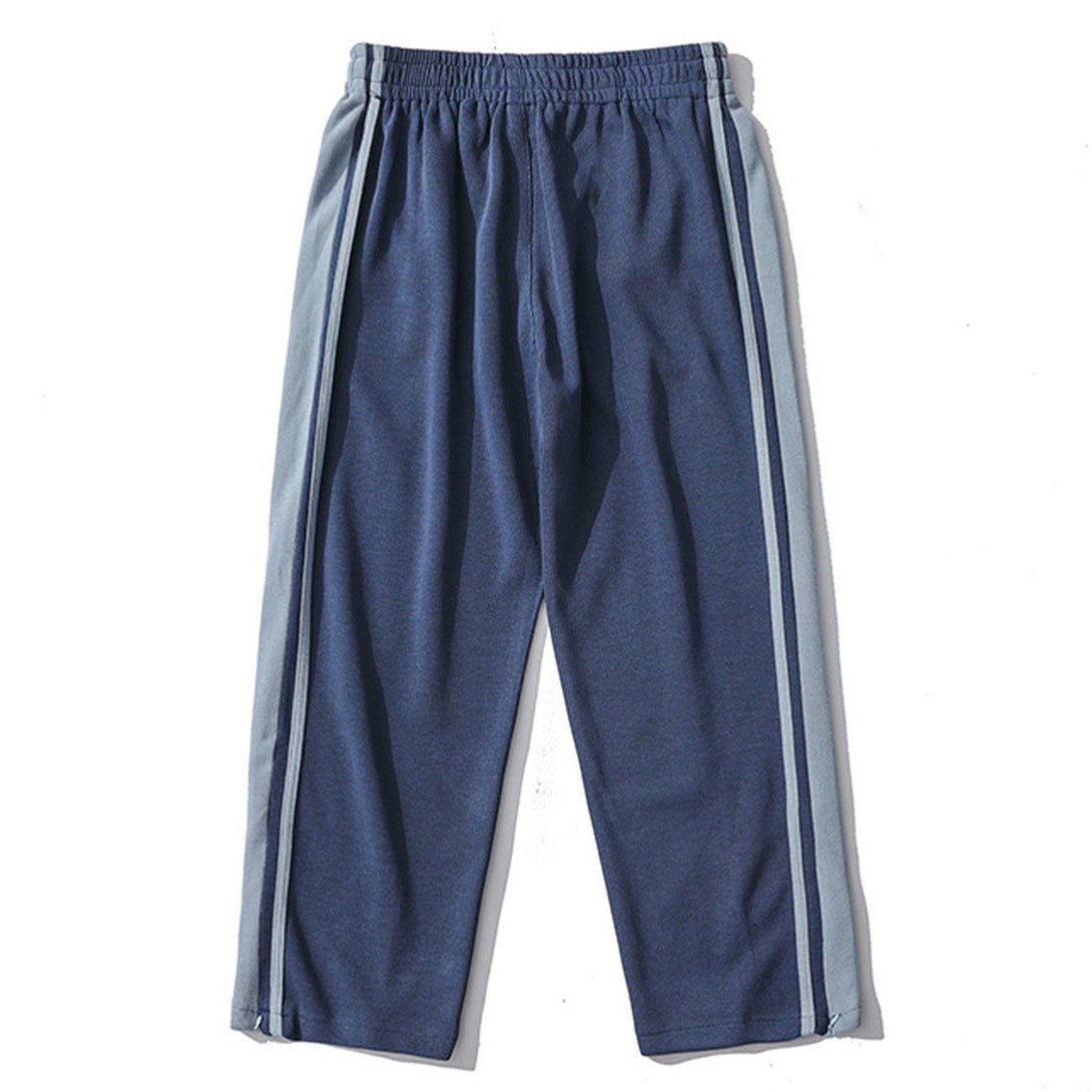 Helmiss - Vintage Side Stripe Track Pants- Streetwear Fashion - helmiss.com