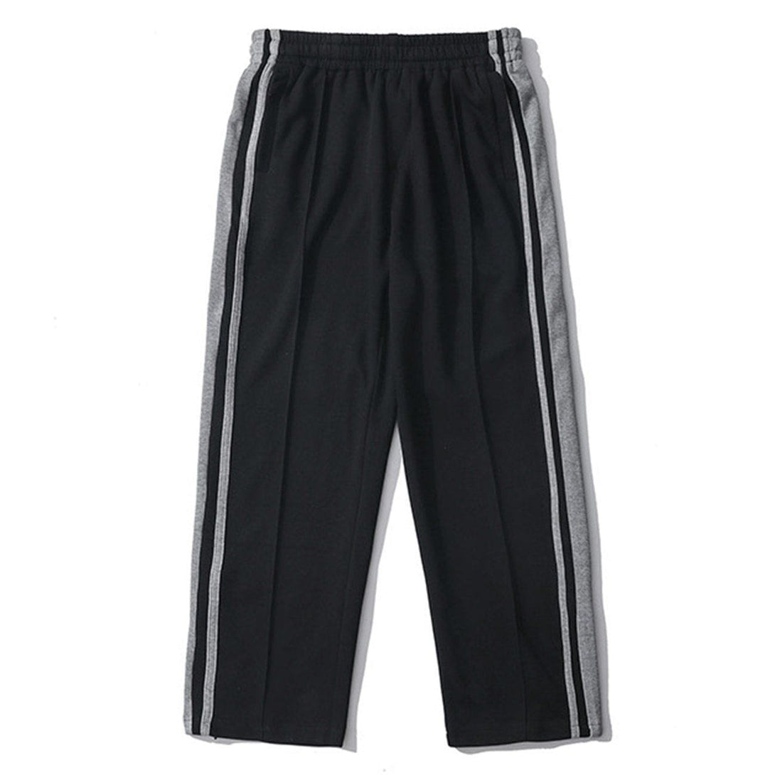 Helmiss - Vintage Side Stripe Track Pants- Streetwear Fashion - helmiss.com