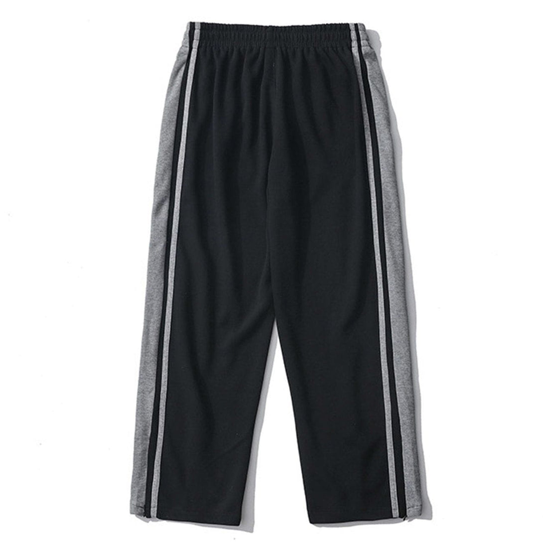 Helmiss - Vintage Side Stripe Track Pants- Streetwear Fashion - helmiss.com