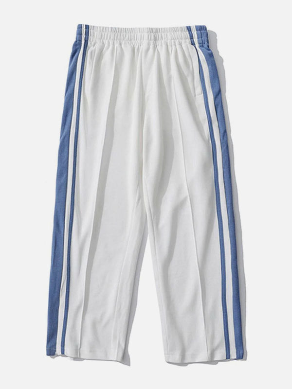 Helmiss - Vintage Side Stripe Track Pants- Streetwear Fashion - helmiss.com