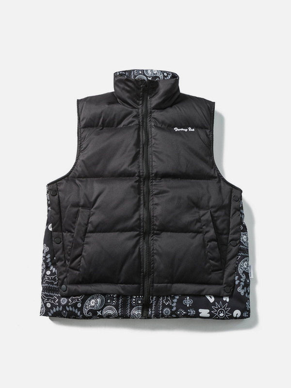 Helmiss - Vintage Solid Down Gilet- Streetwear Fashion - helmiss.com