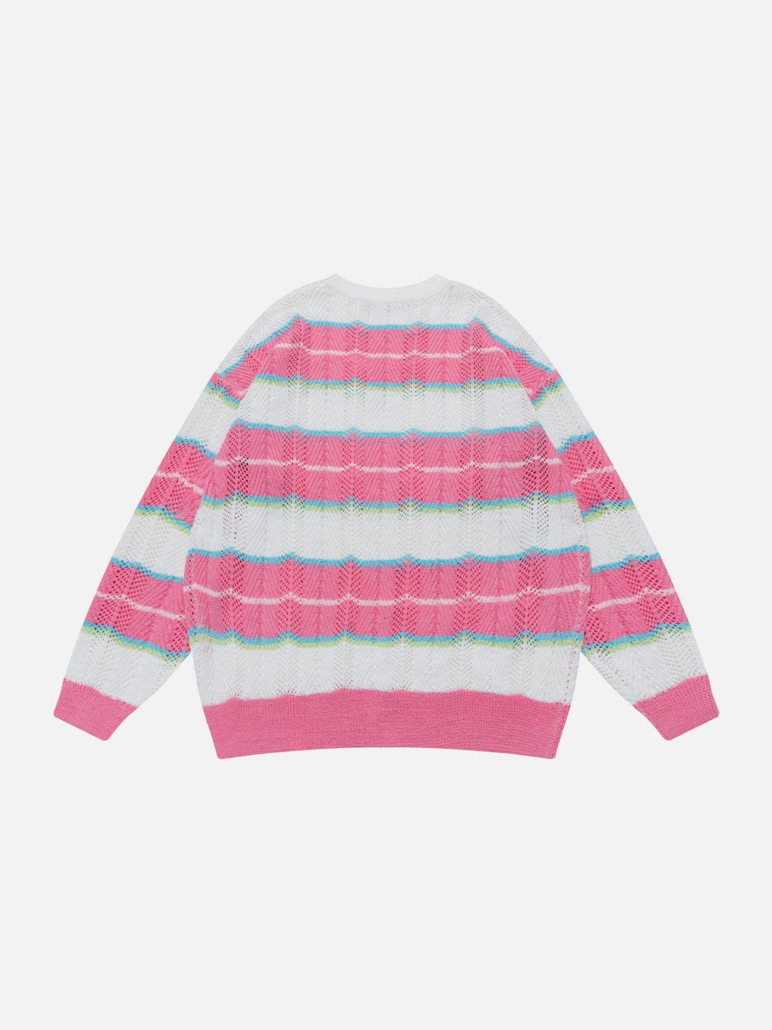 Helmiss - Vintage Stripe Sweater- Streetwear Fashion - helmiss.com