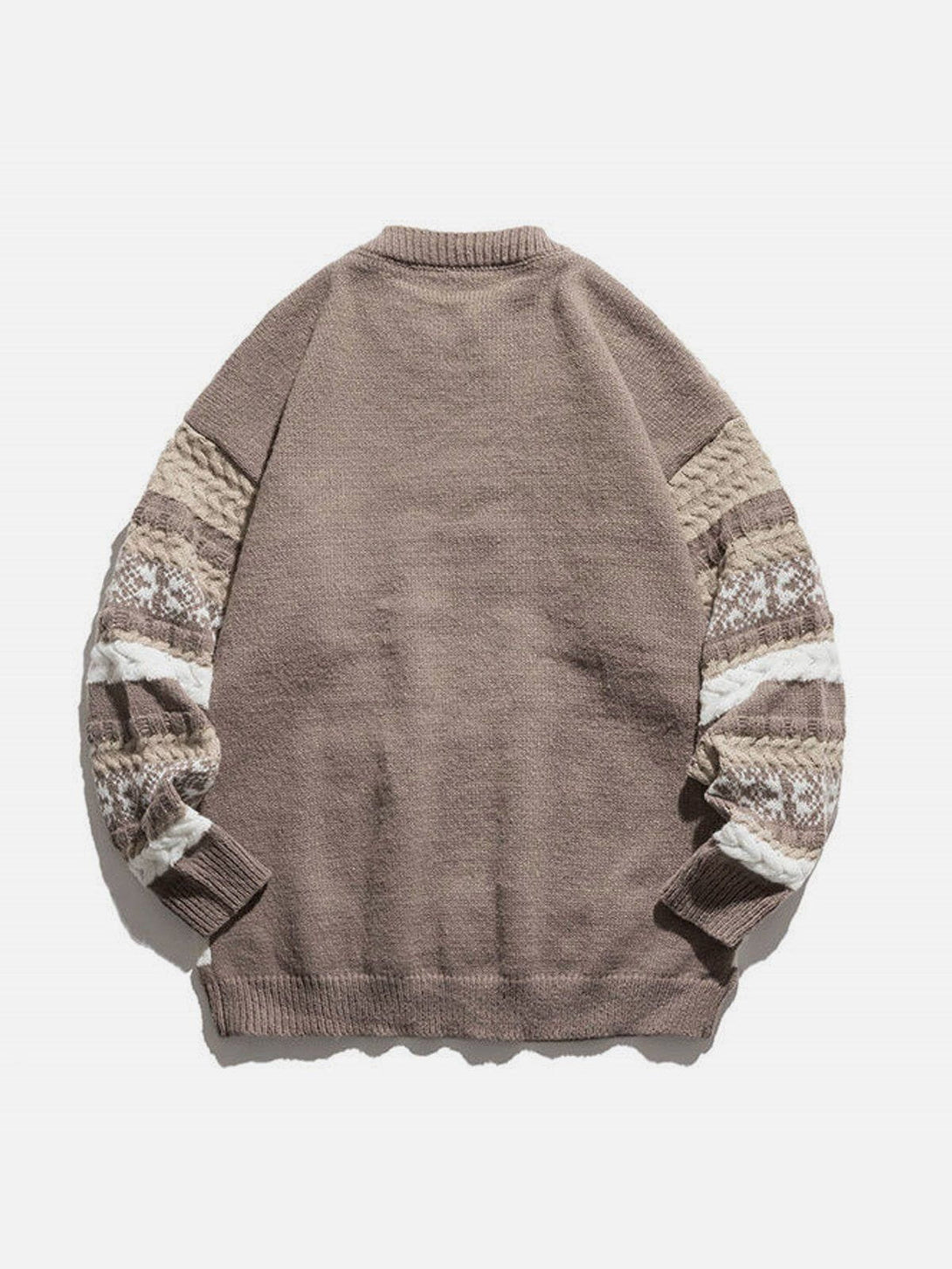 Helmiss - Vintage Stripe Weave Sweater- Streetwear Fashion - helmiss.com