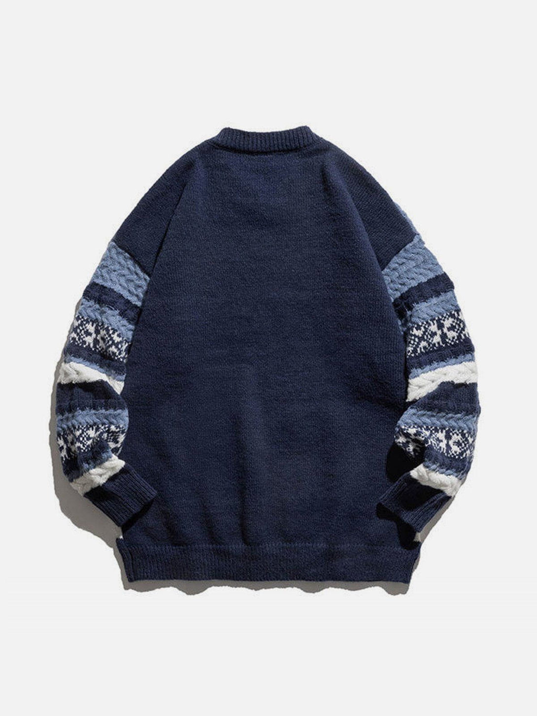 Helmiss - Vintage Stripe Weave Sweater- Streetwear Fashion - helmiss.com