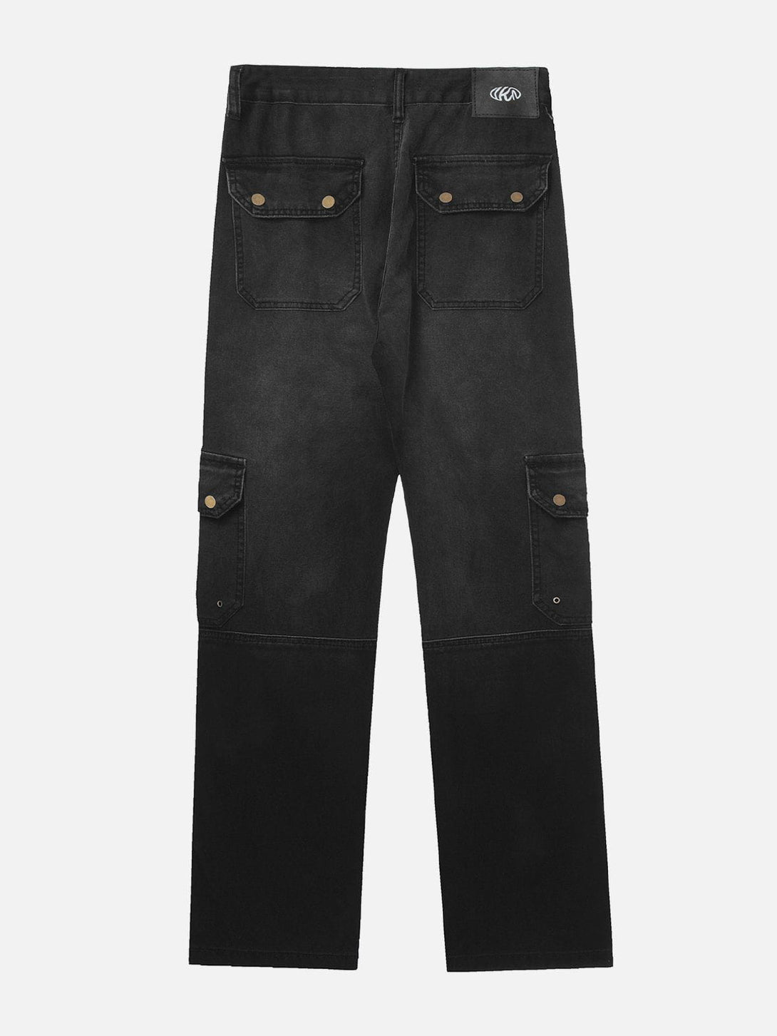 Helmiss - Vintage Wash Gradient Jeans- Streetwear Fashion - helmiss.com