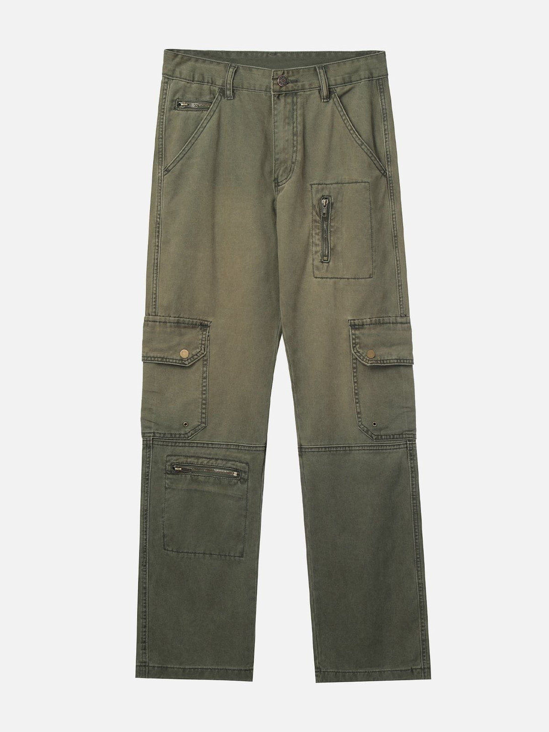 Helmiss - Vintage Wash Gradient Jeans- Streetwear Fashion - helmiss.com