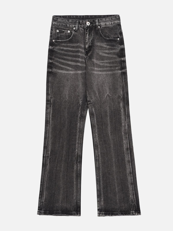 Helmiss - Vintage Washed Distressed Jeans- Streetwear Fashion - helmiss.com