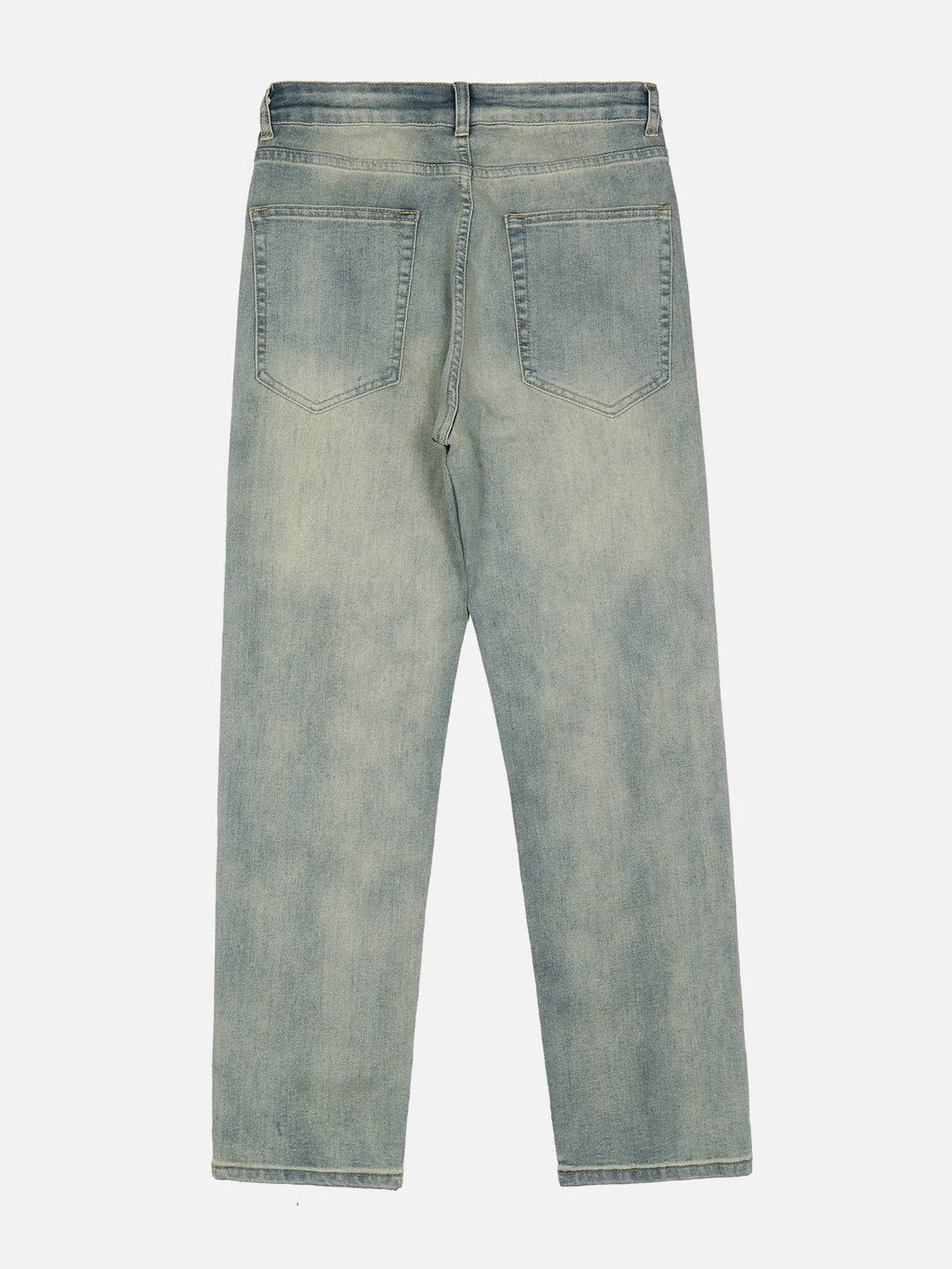 Helmiss - Vintage Washed Gradient Jeans- Streetwear Fashion - helmiss.com