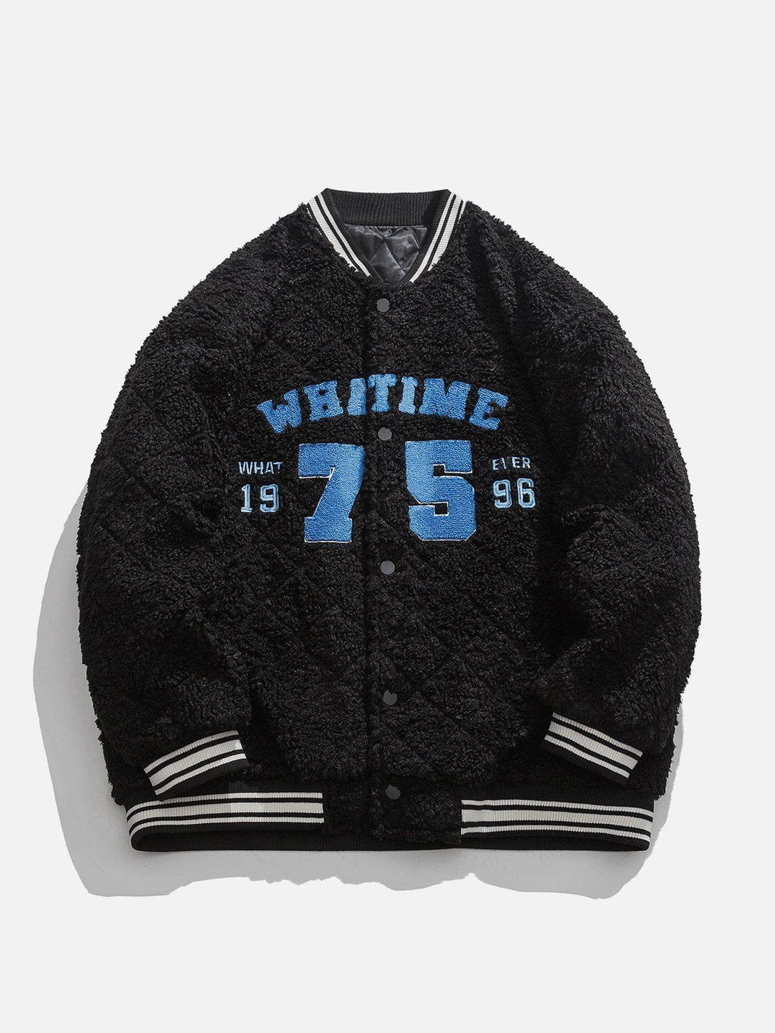 Helmiss - "WHATIME" Print Winter Coat- Streetwear Fashion - helmiss.com