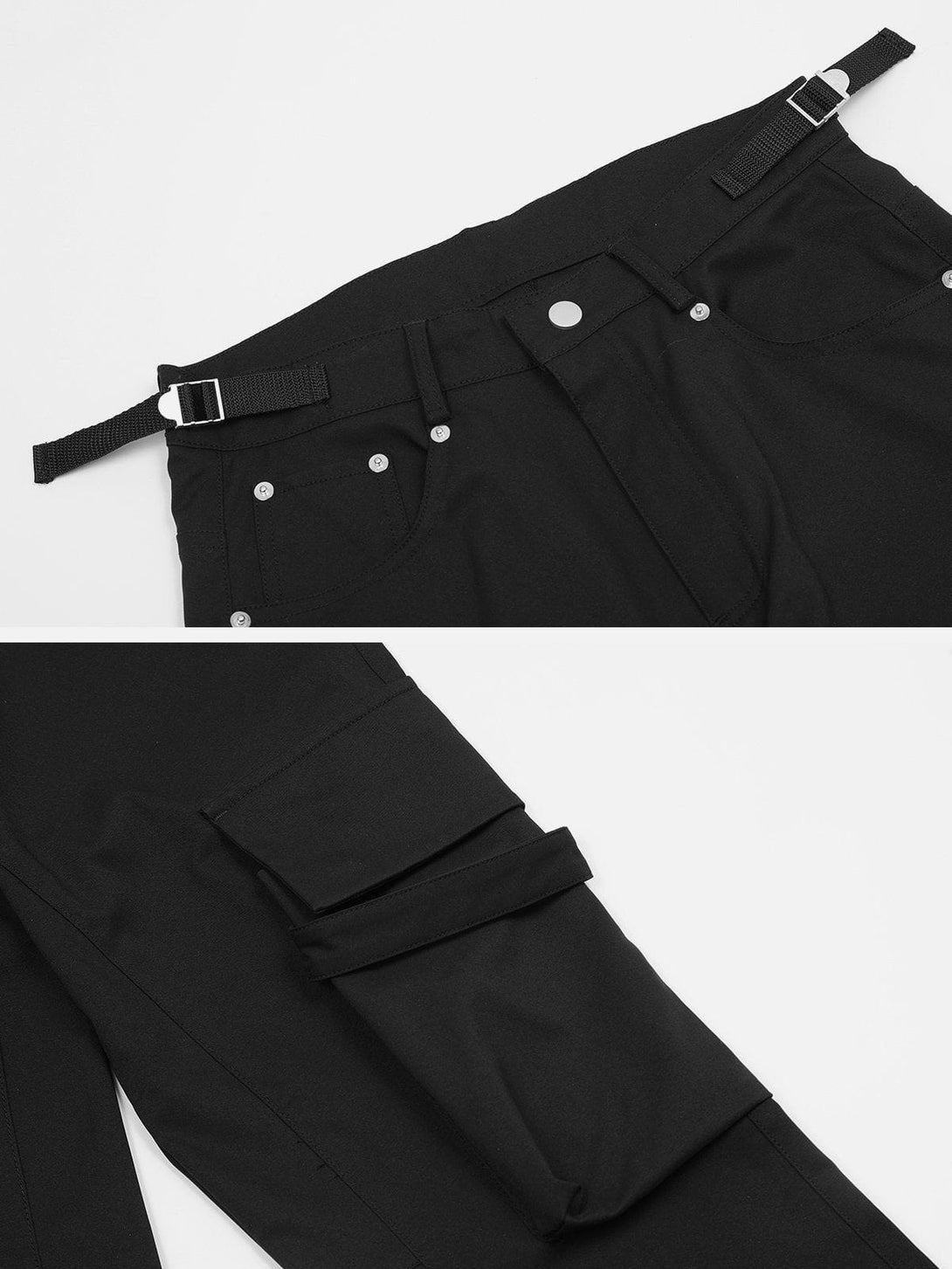 Helmiss - Waist Adjustment Design Jeans- Streetwear Fashion - helmiss.com