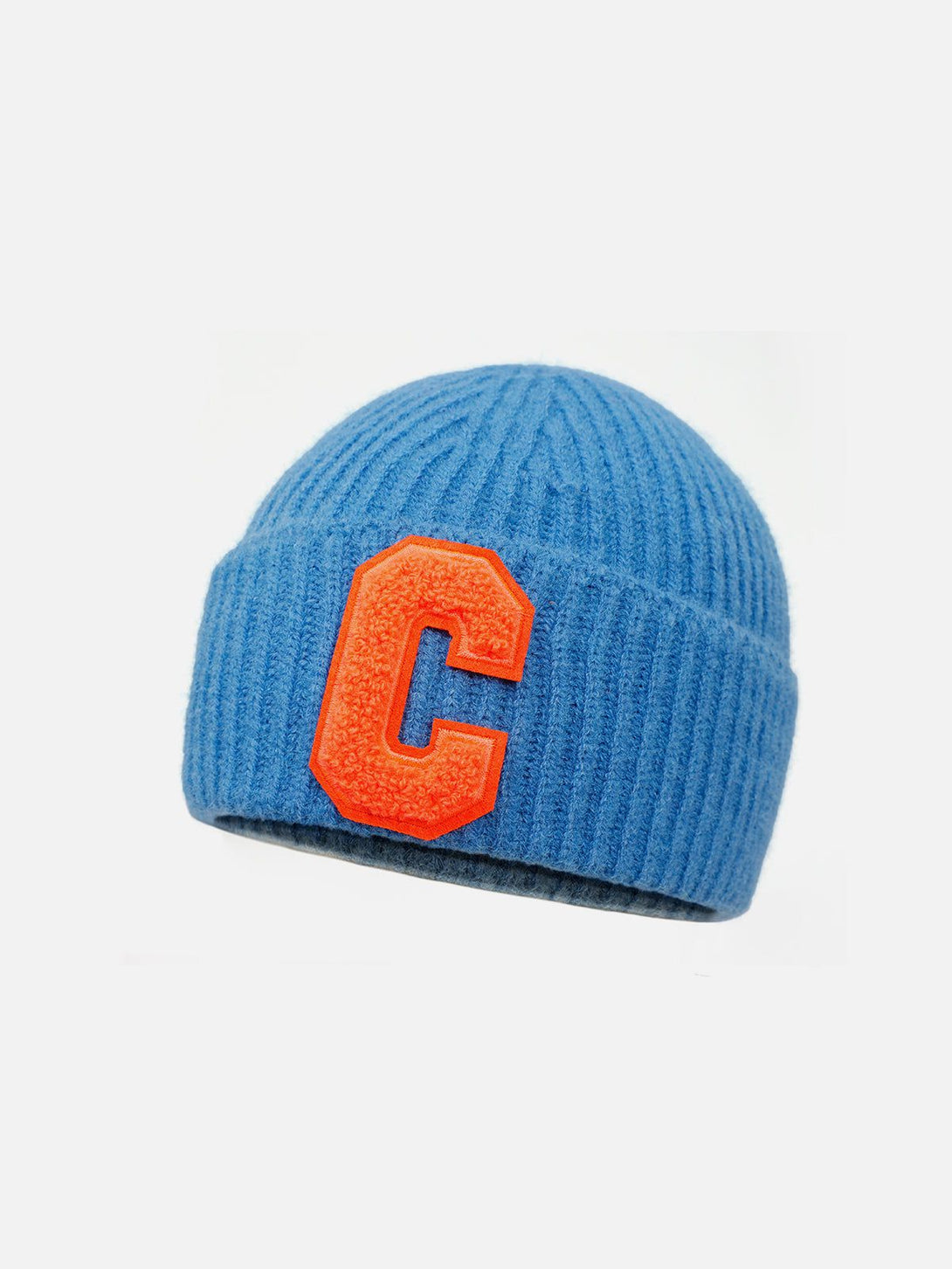 Helmiss - Warm Curled "C" Letter Knitted Hat- Streetwear Fashion - helmiss.com