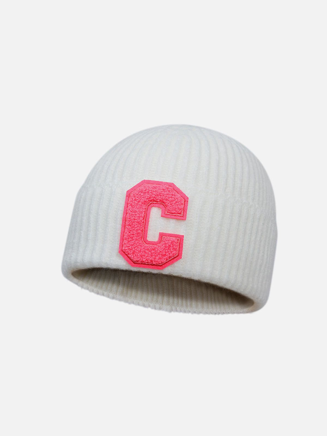 Helmiss - Warm Curled "C" Letter Knitted Hat- Streetwear Fashion - helmiss.com