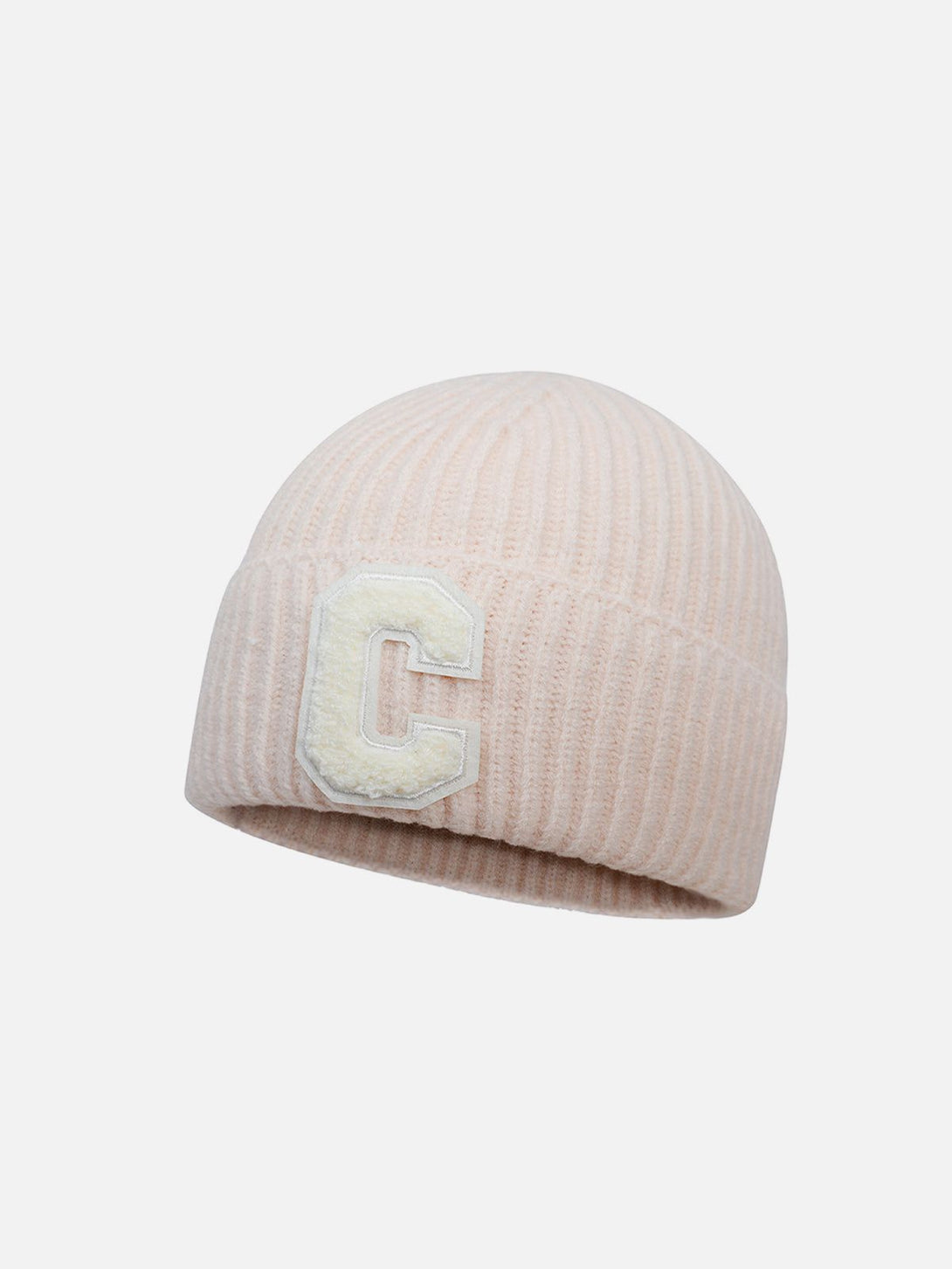 Helmiss - Warm Curled "C" Letter Knitted Hat- Streetwear Fashion - helmiss.com