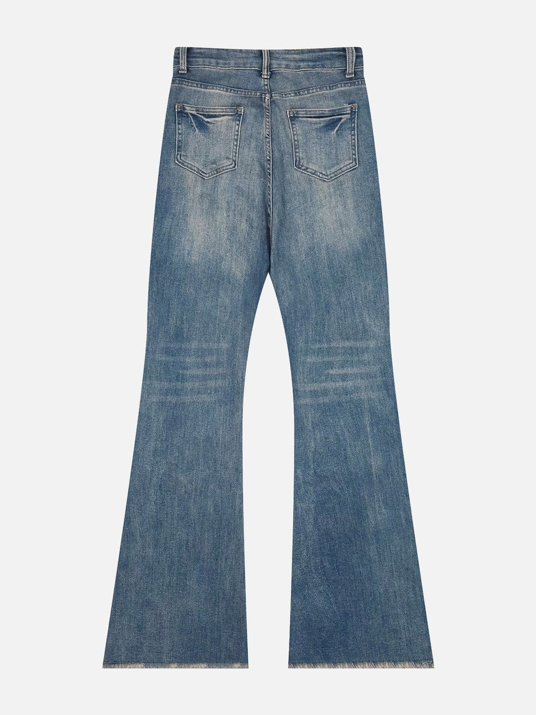 Helmiss - Washed Flare Jeans- Streetwear Fashion - helmiss.com