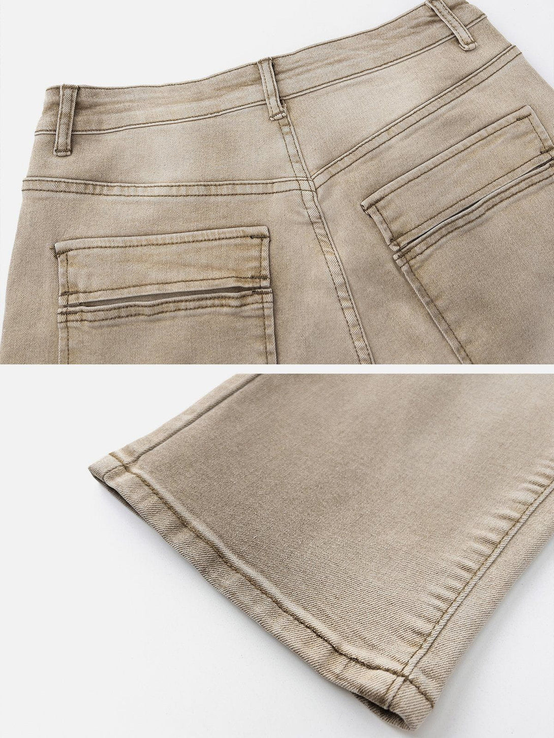 Helmiss - Washed Jeans- Streetwear Fashion - helmiss.com