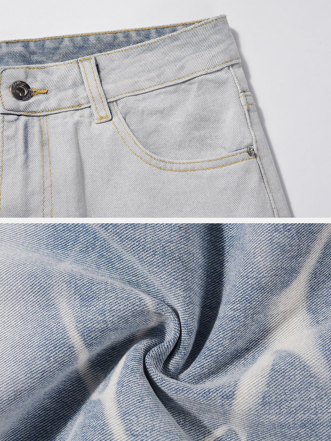 Helmiss - Water Ripple Gradient Jeans- Streetwear Fashion - helmiss.com