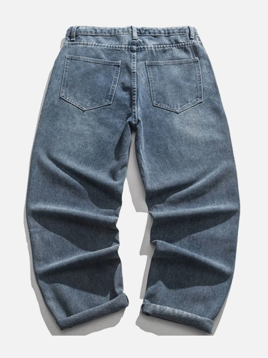 Helmiss - Webbing Denim Pants- Streetwear Fashion - helmiss.com