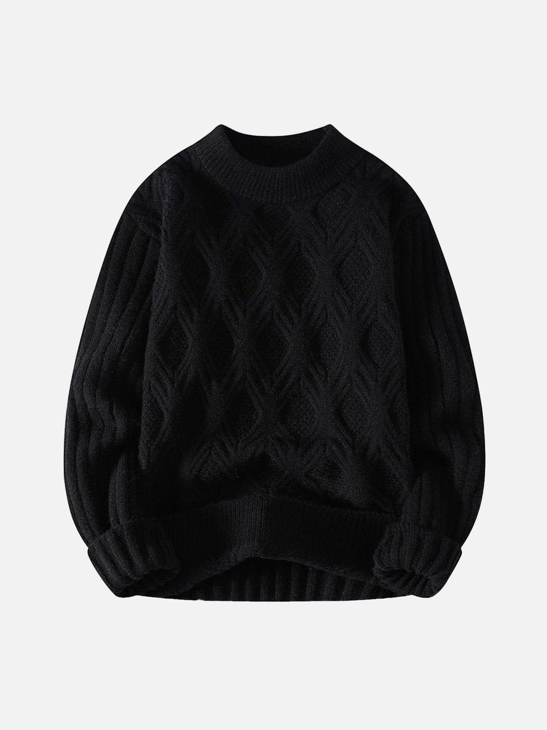 Helmiss - Woven Knit Sweater- Streetwear Fashion - helmiss.com