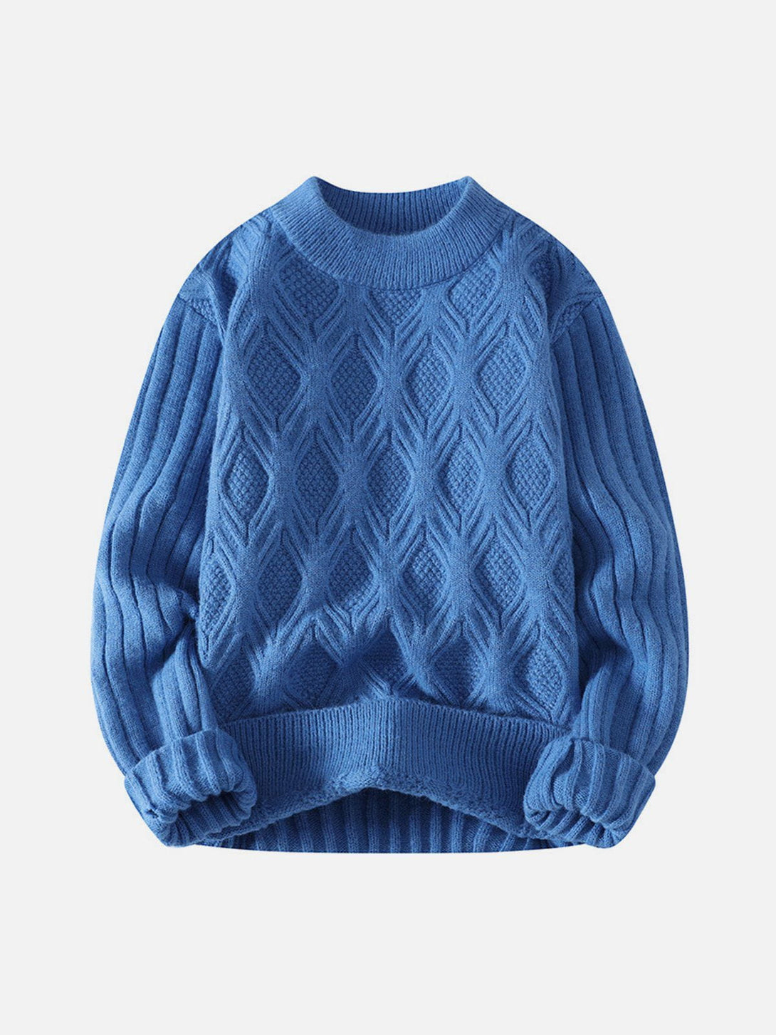 Helmiss - Woven Knit Sweater- Streetwear Fashion - helmiss.com