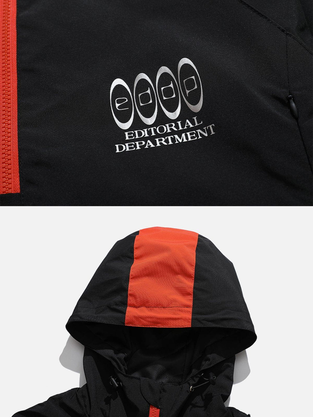 Helmiss - ZIP UP Drawstring Anorak- Streetwear Fashion - helmiss.com