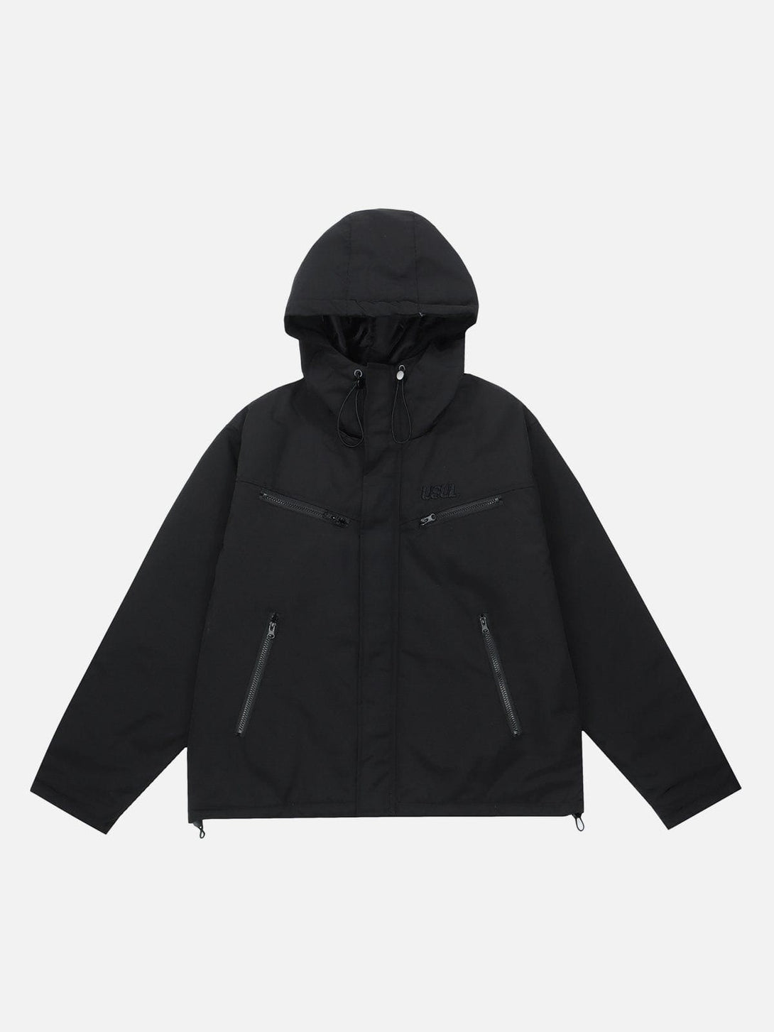 Helmiss - ZIP UP Drawstring Anorak- Streetwear Fashion - helmiss.com