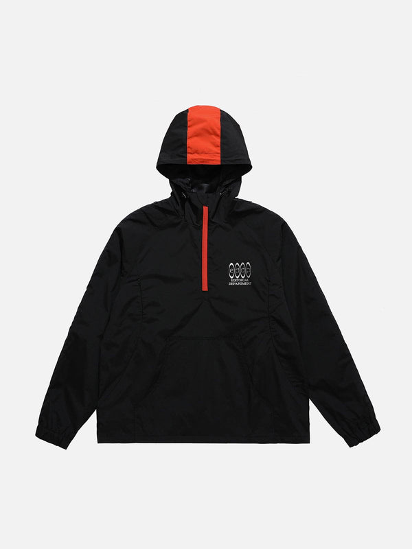 Helmiss - ZIP UP Drawstring Anorak- Streetwear Fashion - helmiss.com