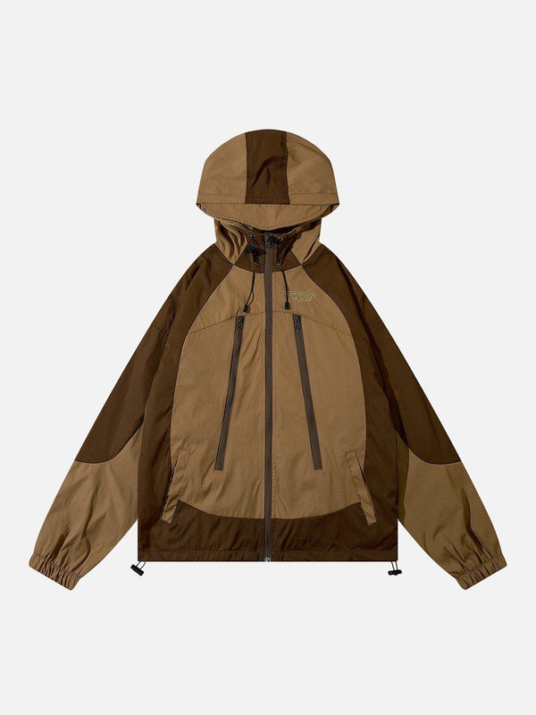 Helmiss - ZIP UP Patchwork Anorak- Streetwear Fashion - helmiss.com