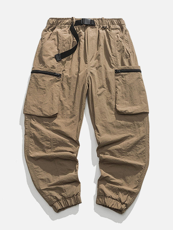 Helmiss - ZIP UP Pocket Cargo Pants- Streetwear Fashion - helmiss.com