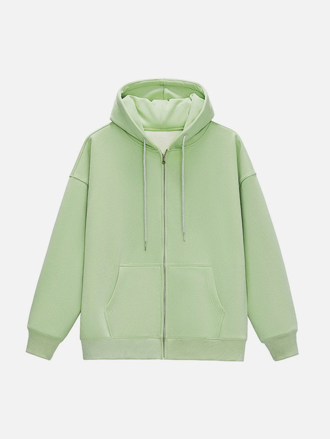 Helmiss - ZIP UP Solid Color Hoodie- Streetwear Fashion - helmiss.com