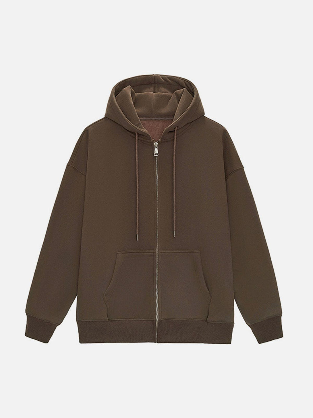 Helmiss - ZIP UP Solid Color Hoodie- Streetwear Fashion - helmiss.com