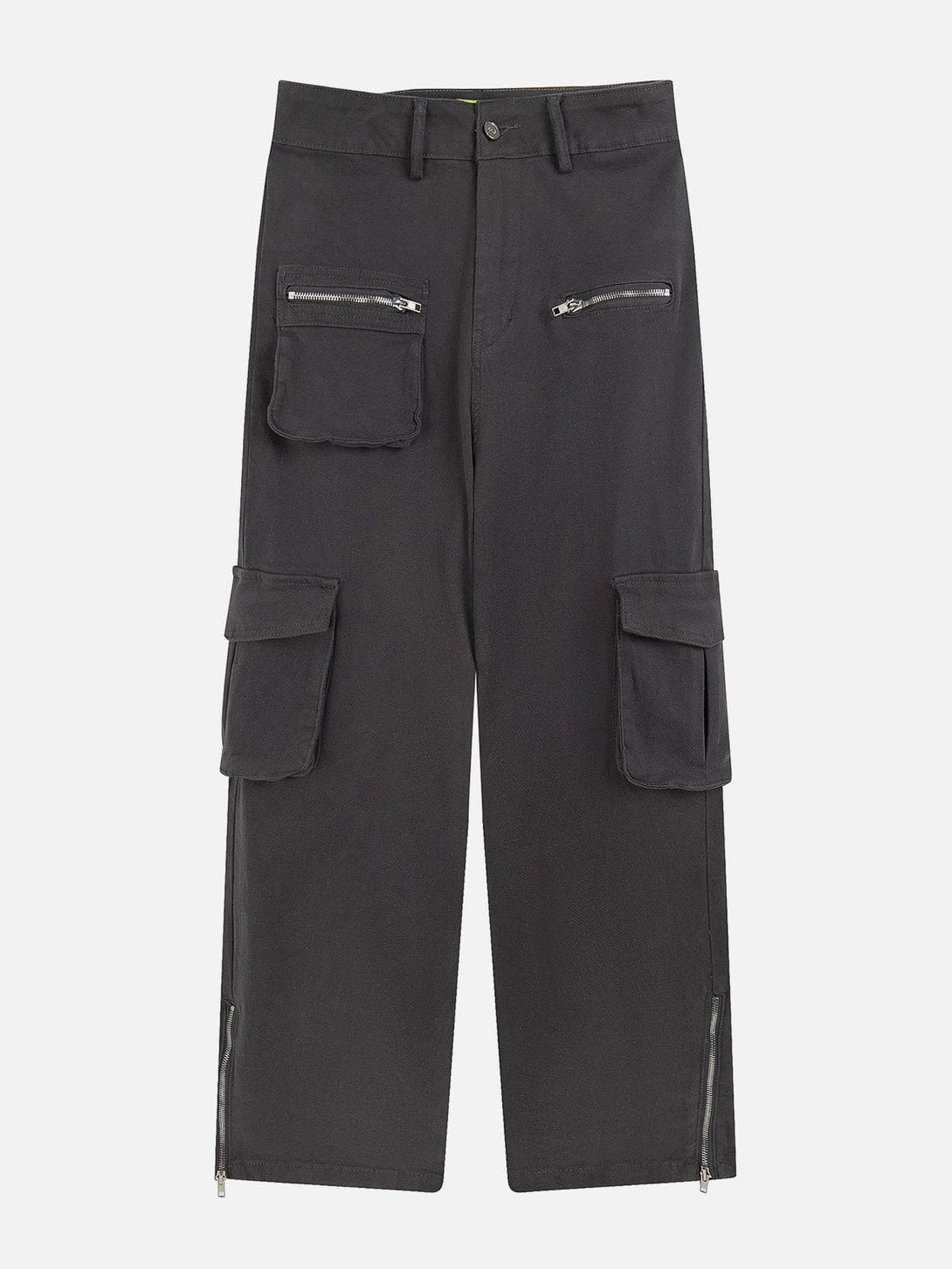 Helmiss - ZIP UP Trousers Slit Pants- Streetwear Fashion - helmiss.com