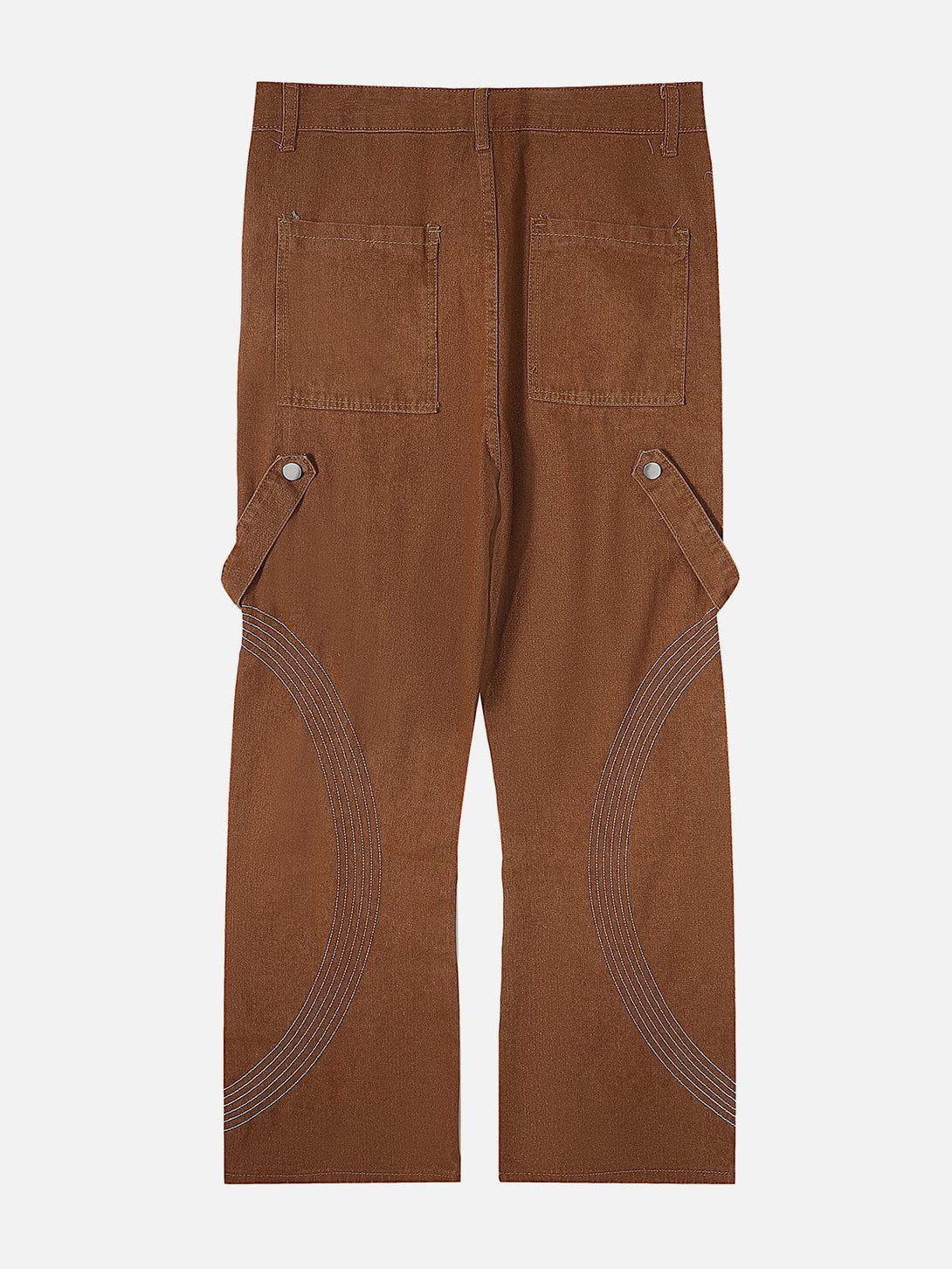 Helmiss - Zip Embroidery Pants- Streetwear Fashion - helmiss.com