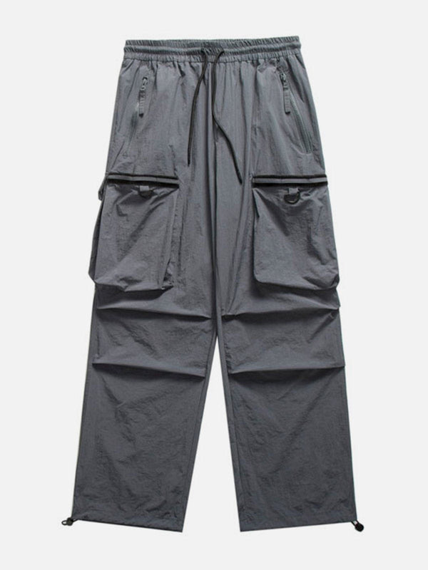 Helmiss - Zip Multi-Pocket Cargo Pants- Streetwear Fashion - helmiss.com