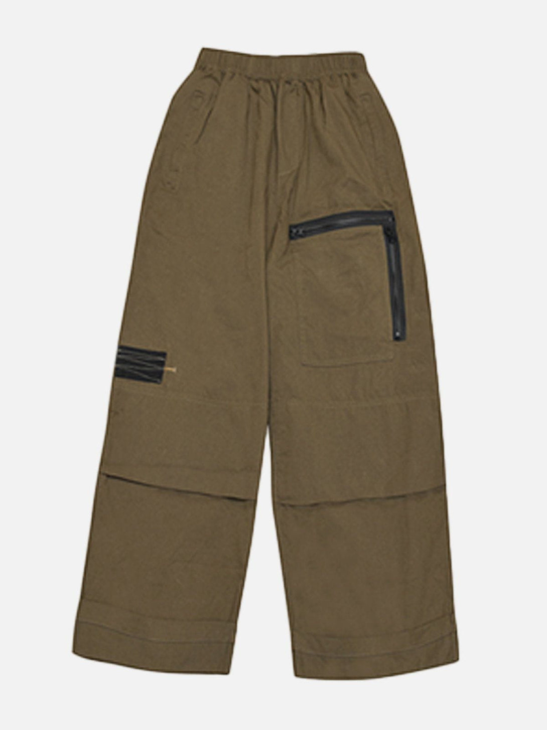 Helmiss - Zip Patchwork Cargo Pants- Streetwear Fashion - helmiss.com