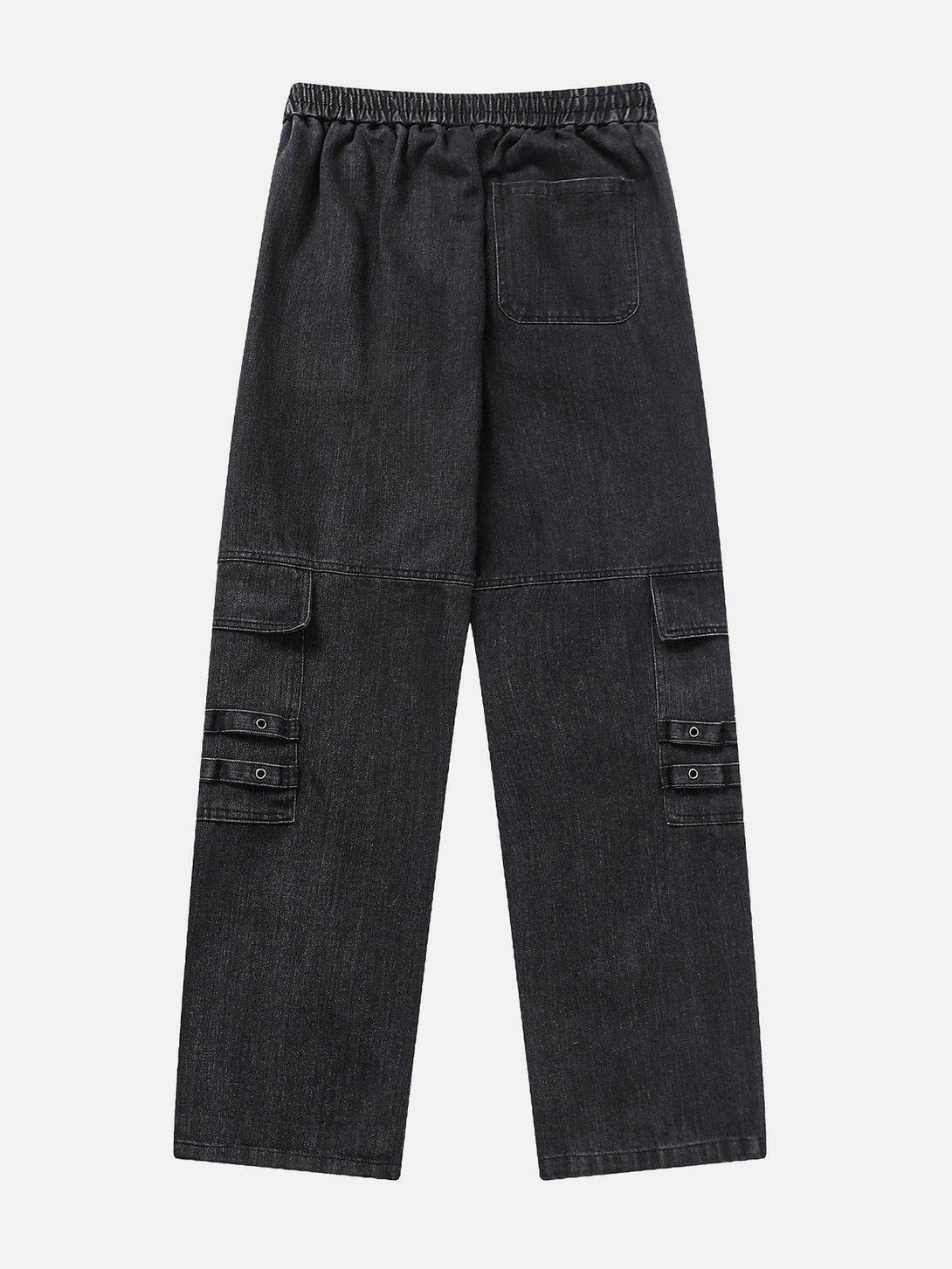 Helmiss - Zip Patchwork Jeans- Streetwear Fashion - helmiss.com