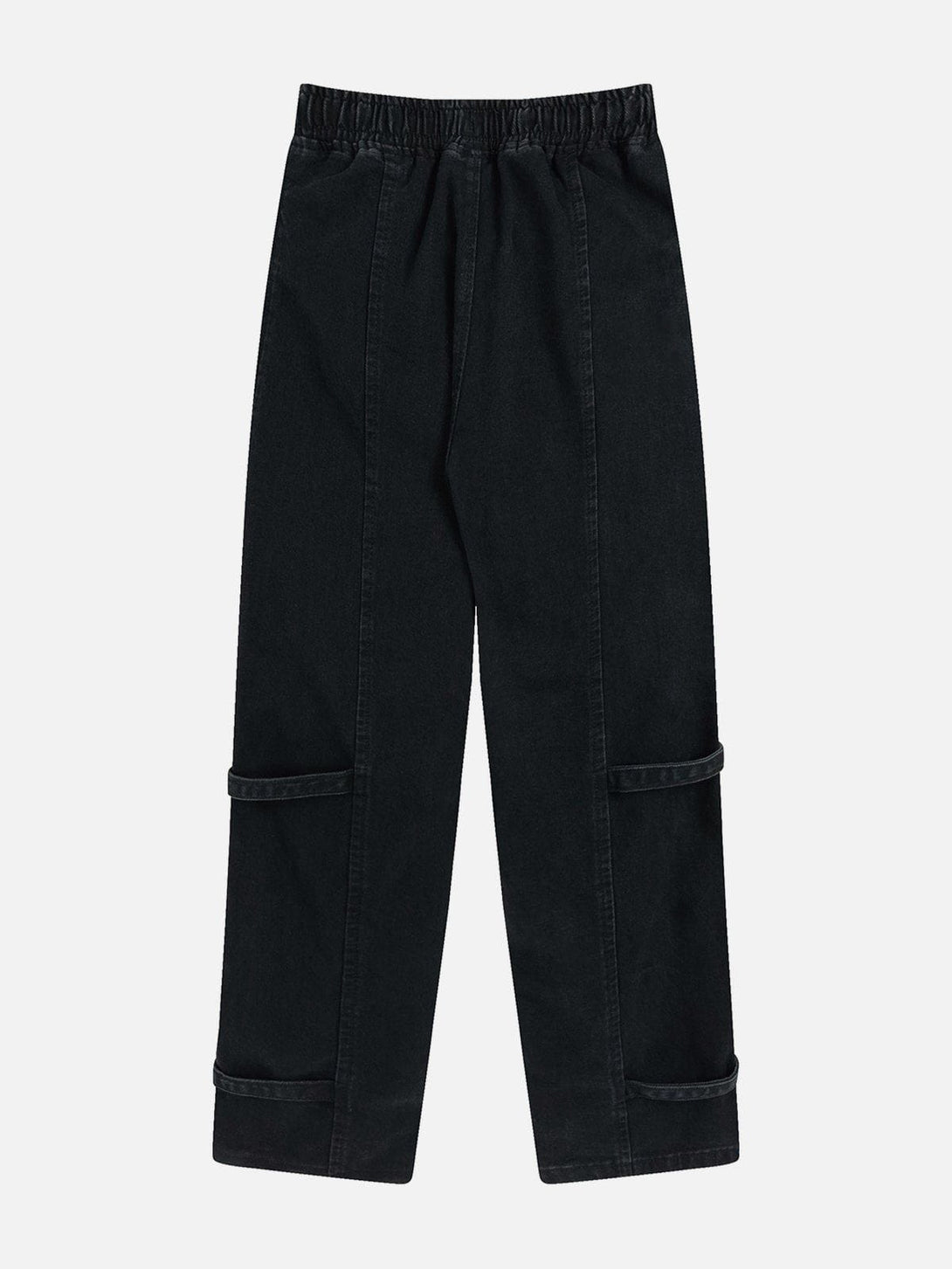 Helmiss - Zip Up Button Jeans- Streetwear Fashion - helmiss.com