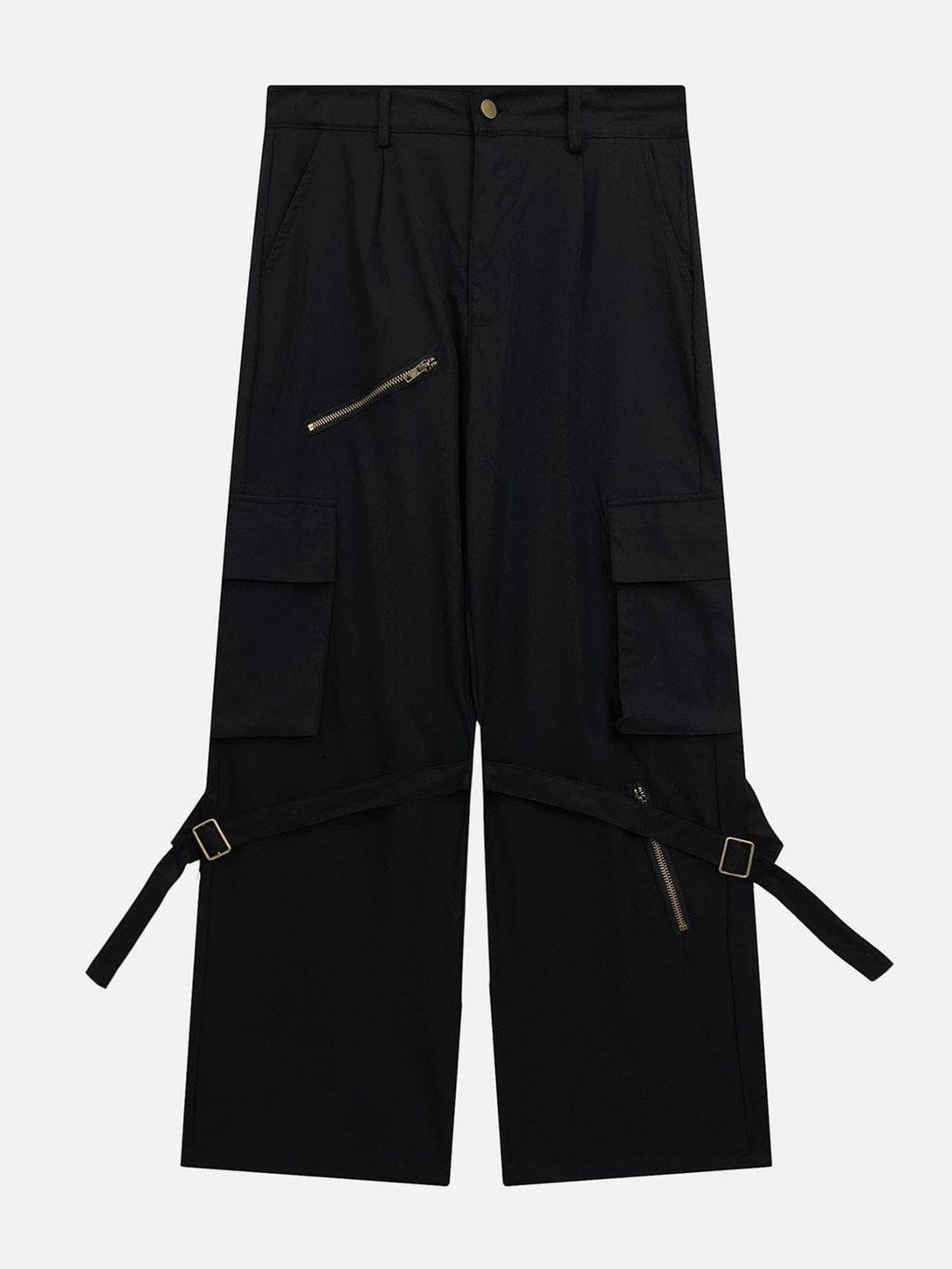 Helmiss - Zip Up Vintage Cargo Pants- Streetwear Fashion - helmiss.com