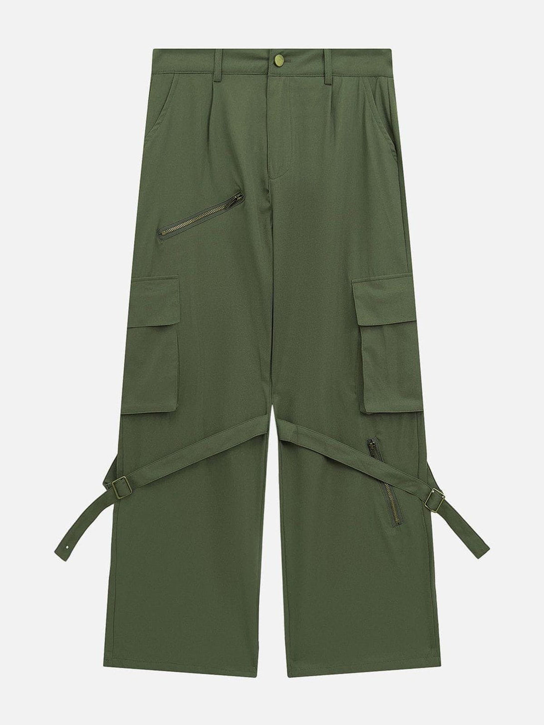 Helmiss - Zip Up Vintage Cargo Pants- Streetwear Fashion - helmiss.com