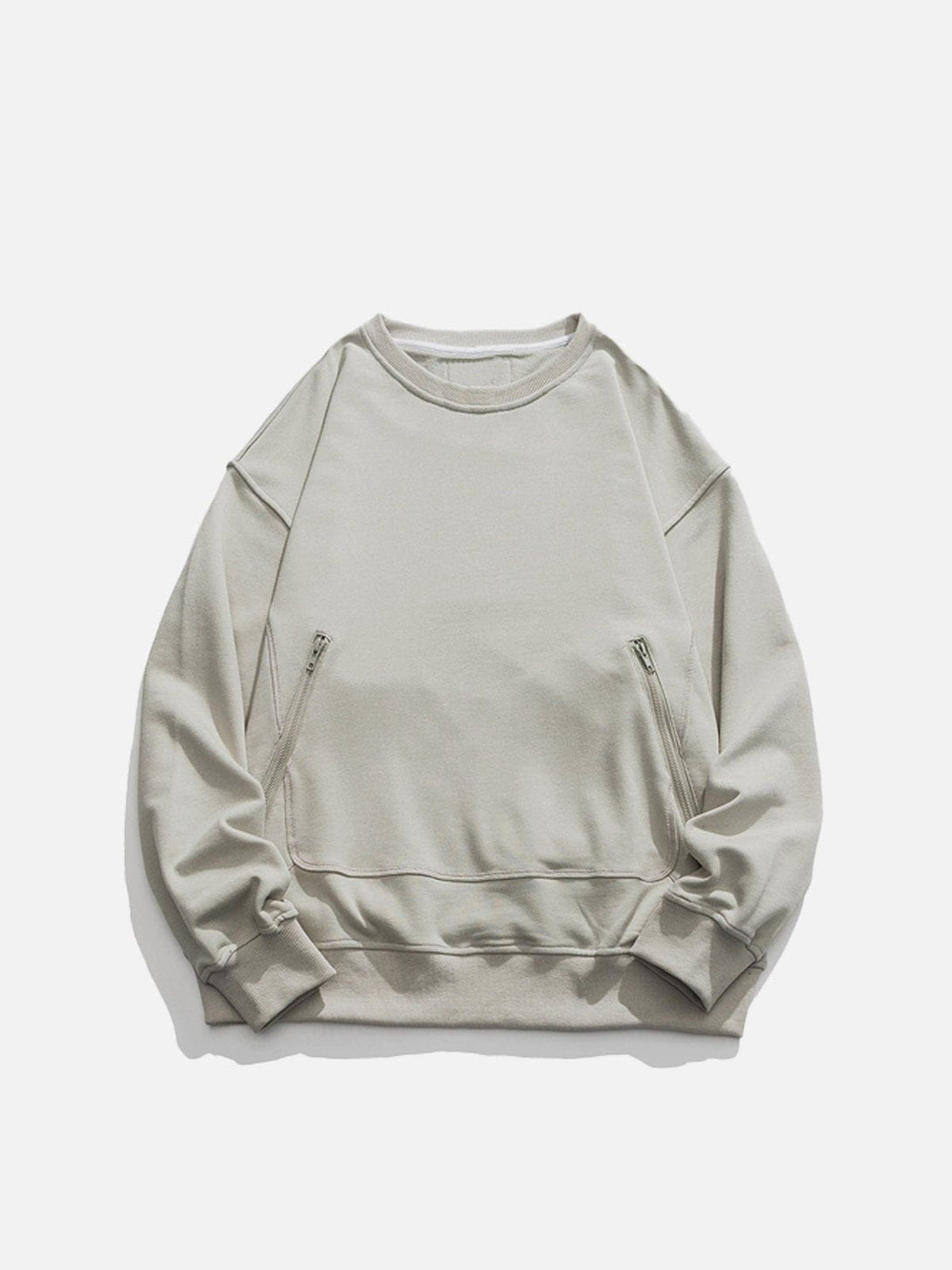 Helmiss - Zipper Pocket Sweatshirt- Streetwear Fashion - helmiss.com