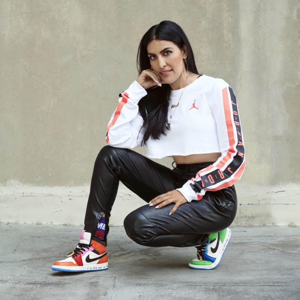 Melody Ehsani x Wmns Air Jordan 1 Mid 'Fearless'- Streetwear Fashion - helmiss.com