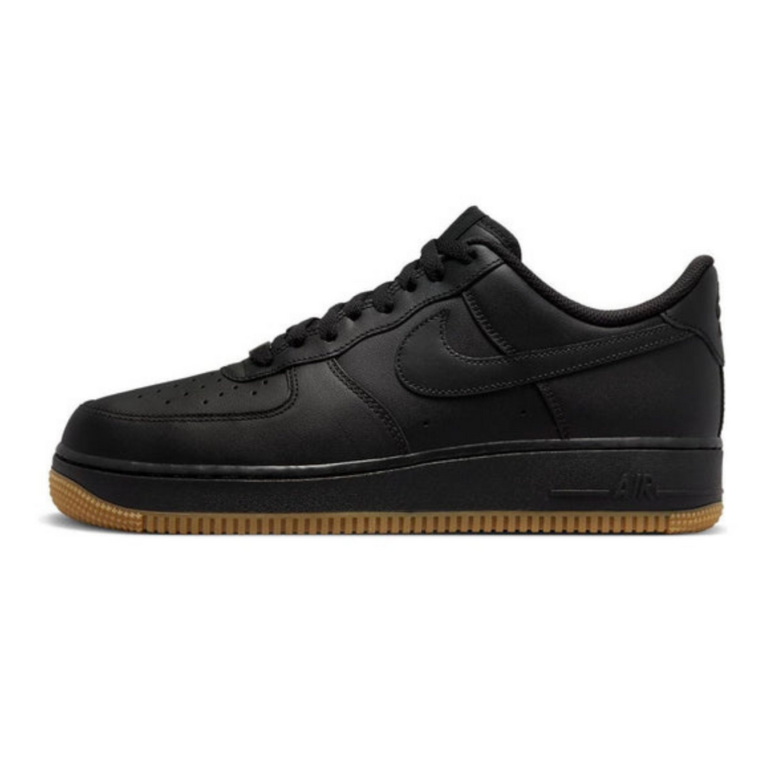 Nike Air Force 1 '07 'Black Gum'- Streetwear Fashion - helmiss.com