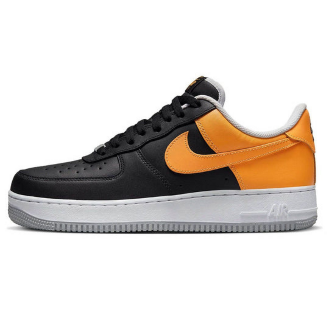 Nike Air Force 1 '07 'Black Kumquat'- Streetwear Fashion - helmiss.com