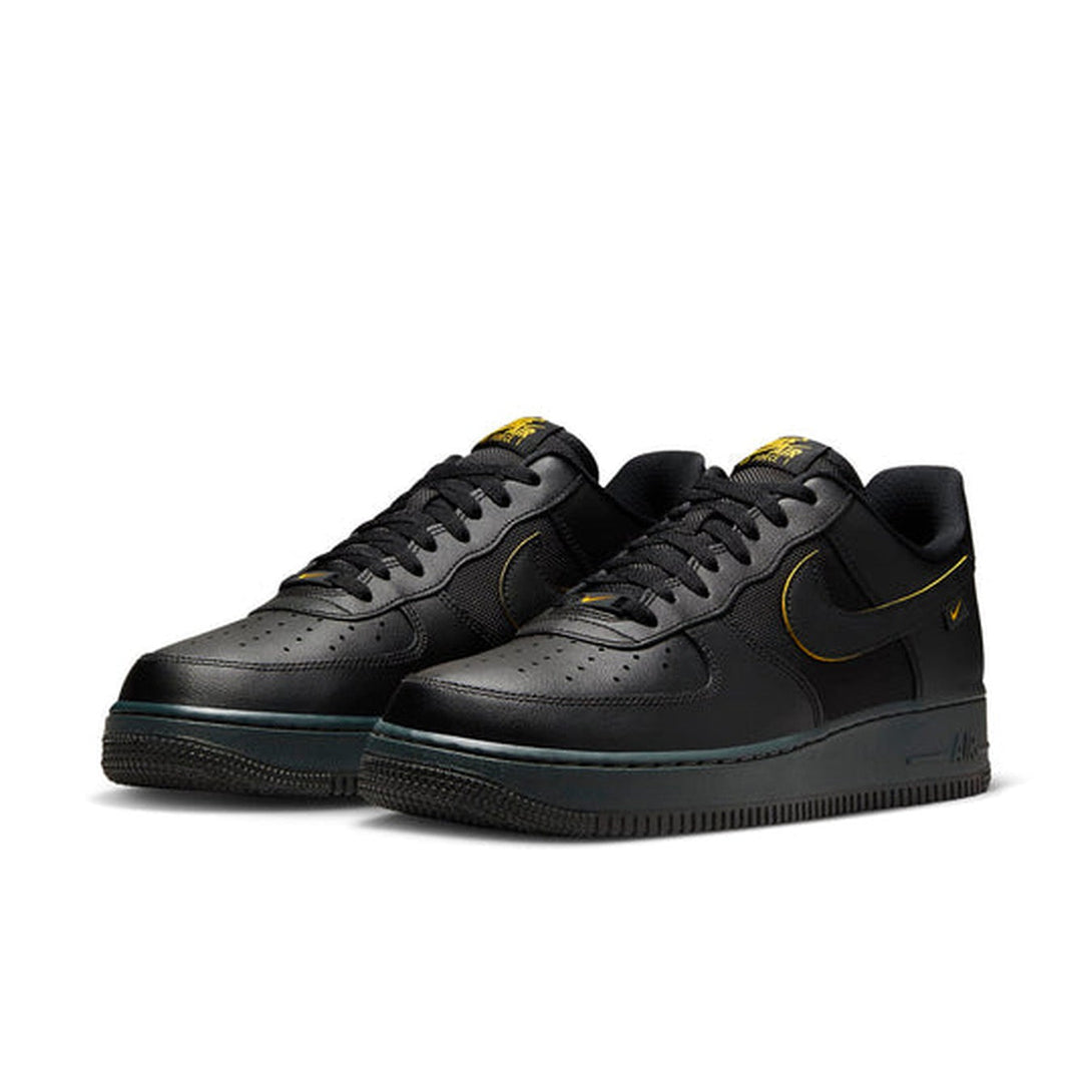 Nike Air Force 1 '07 'Black University Gold'- Streetwear Fashion - helmiss.com