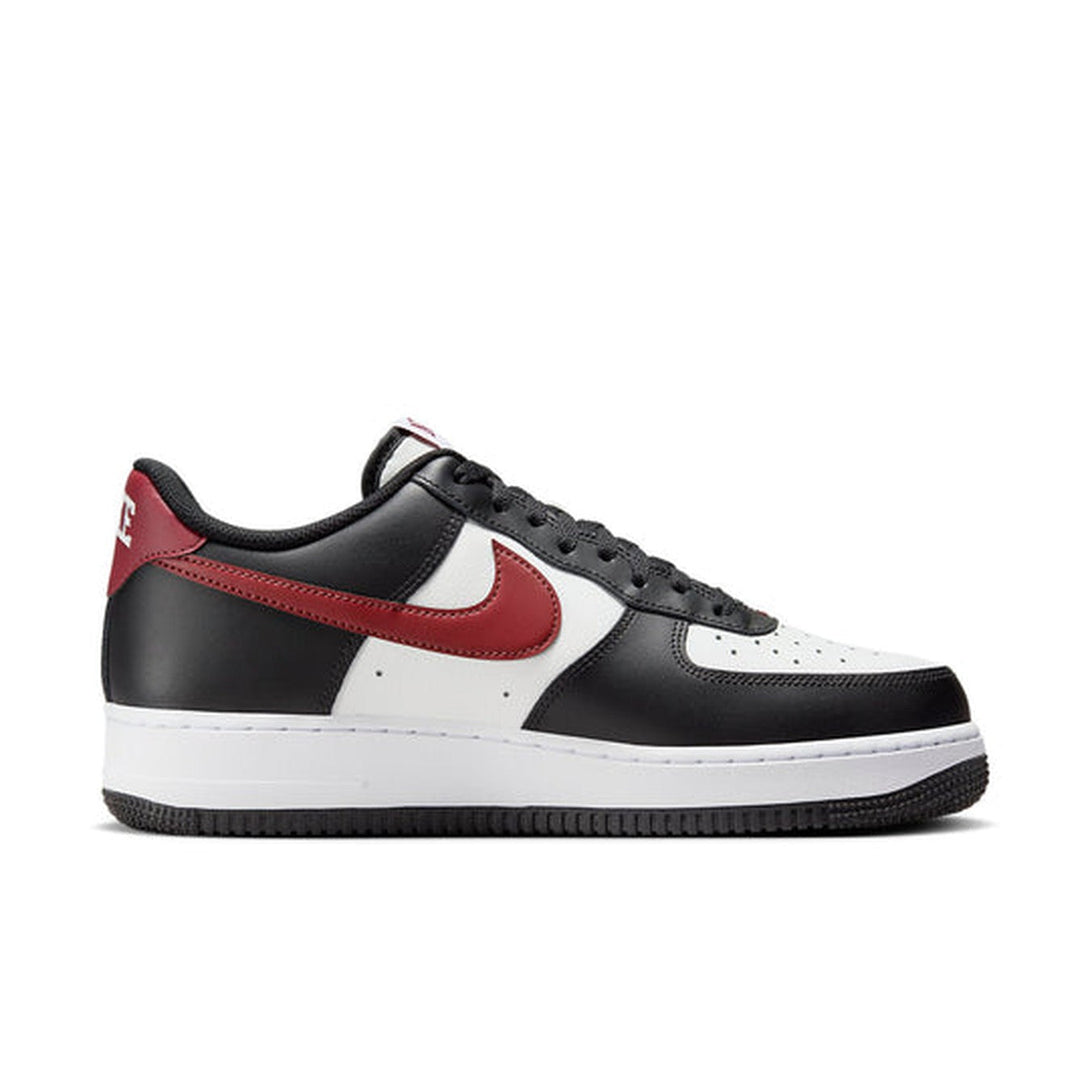 Nike Air Force 1 '07 'Black White Red'- Streetwear Fashion - helmiss.com