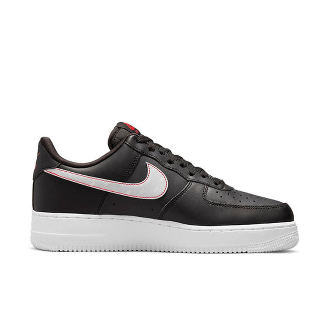 Nike Air Force 1 '07 Black/Red- Streetwear Fashion - helmiss.com