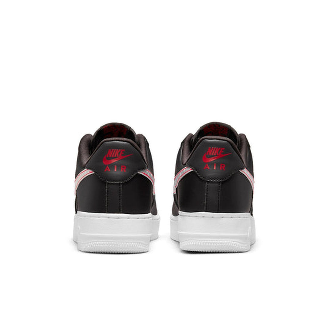 Nike Air Force 1 '07 Black/Red- Streetwear Fashion - helmiss.com