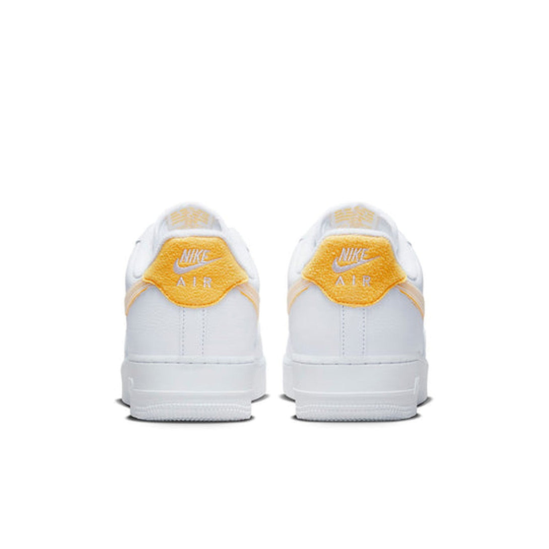 Nike Air Force 1 '07 'Brushstroke - White Solar Flare'- Streetwear Fashion - helmiss.com