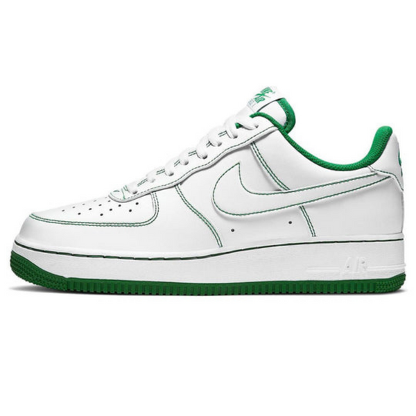 Nike Air Force 1 '07 'Contrast Stitch - White Pine Green'- Streetwear Fashion - helmiss.com