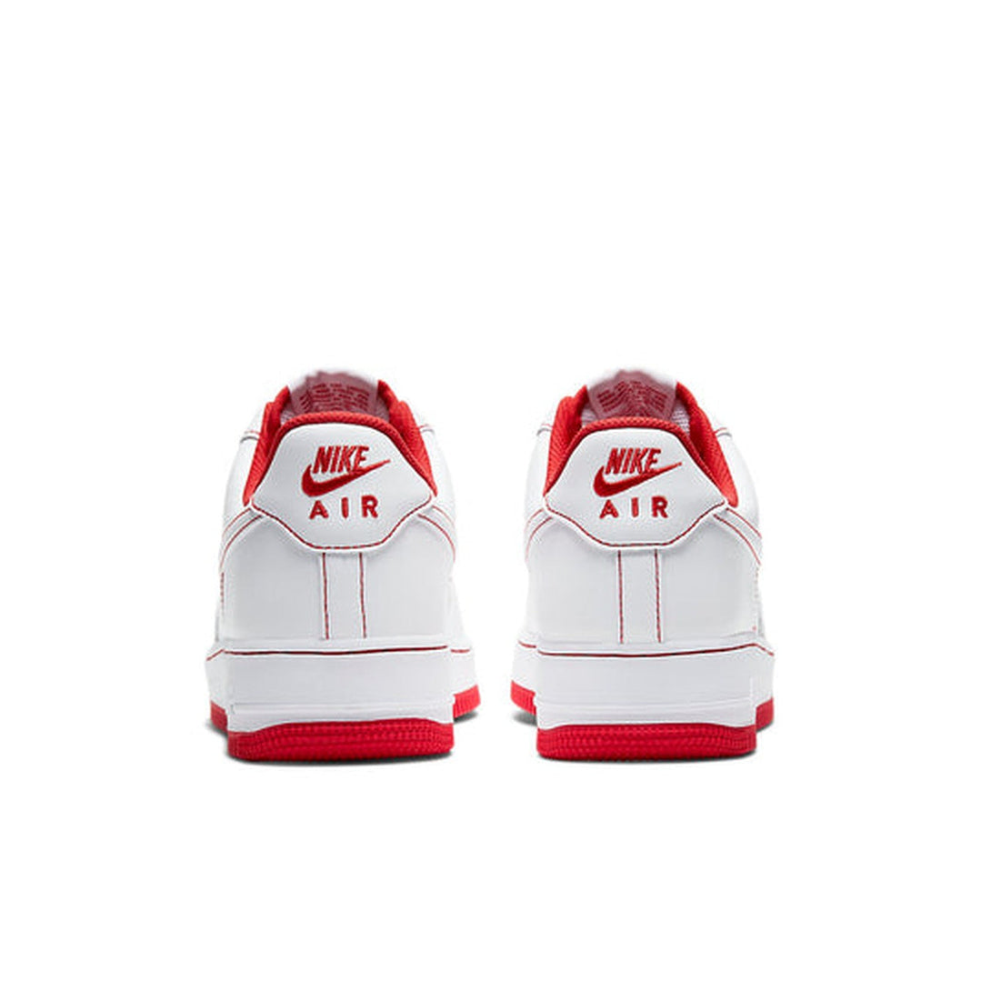 Nike Air Force 1 '07 'Contrast Stitch - White University Red'- Streetwear Fashion - helmiss.com